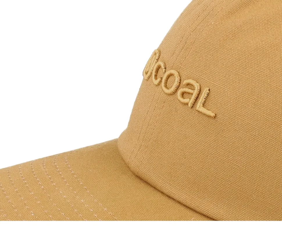 The Encore Low Profile Light Brown Dad Cap - Coal