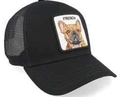 The French Frenchie Seasonal Core Black A-Frame Trucker - Goorin Bros.