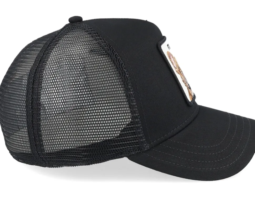 The French Frenchie Seasonal Core Black A-Frame Trucker - Goorin Bros.