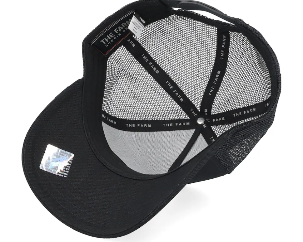 The French Frenchie Seasonal Core Black A-Frame Trucker - Goorin Bros.