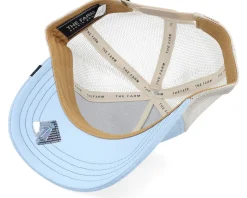 The Giraffe Global Core Blue/Stone A-Frame Trucker - Goorin Bros.