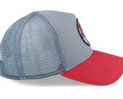 The Glow Red/Grey Coastal Trucker - Coastal