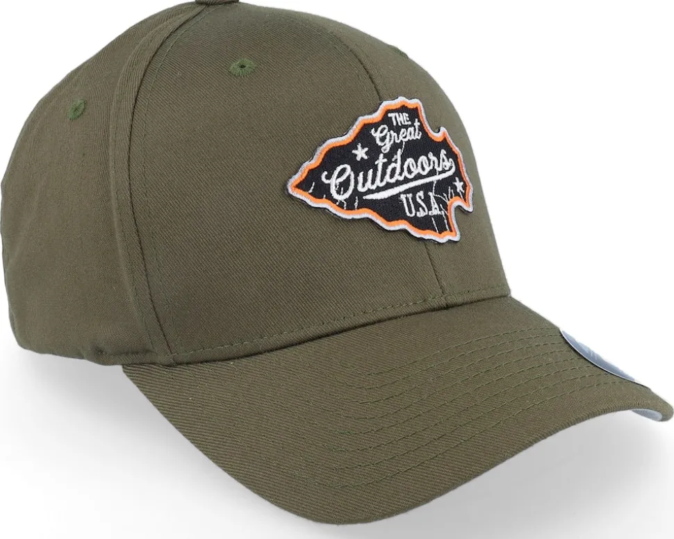 The Great Outdoors Usa Olive Flexfit - Wild Spirit