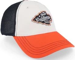 The Great Outdoors Usa Stone/Black/Orange Trucker - Wild Spirit