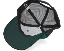 The Great Wave Green/Black Velvet Trucker - Iconic