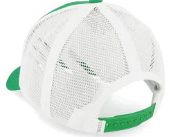 The Hauler Low Low Profile Green/White Trucker - Coal