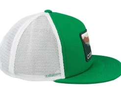 The Hauler Roomy Green/White Trucker - Coal