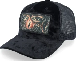 The Hollow Velvet Black/Black A-frame Trucker - Scenes