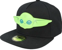 The Mandalorian Grogu Black Snapback - Difuzed