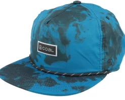 The Pontoon Roomy Floral Strapback - Coal