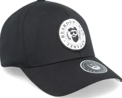 The President Of Beards Patch Black Flexfit - Bearded Man