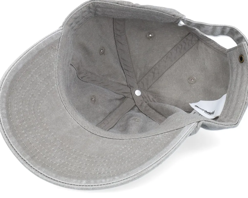 The President Of Beards Patch Grey Dad Cap - Bearded Man