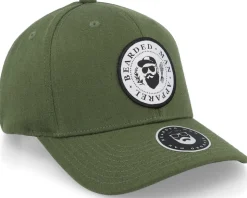 The President Of Beards Patch Olive Adjustable - Bearded Man