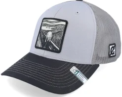 The Scream Grey/Black Trucker - Public Domain