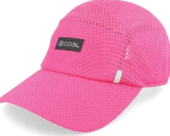 The Tempo Low Profile Neon Pink 5-Panel - Coal