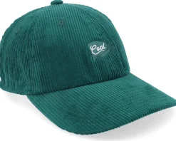The Whidbey Ultra Low Profile Dark Green Dad Cap - Coal