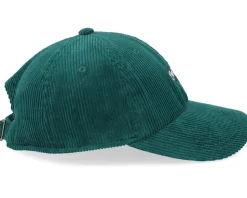 The Whidbey Ultra Low Profile Dark Green Dad Cap - Coal