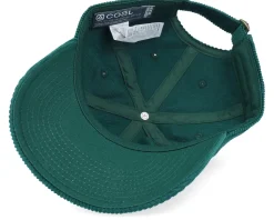 The Whidbey Ultra Low Profile Dark Green Dad Cap - Coal