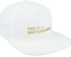 This Is Skateboarding White Snapback - Emerica