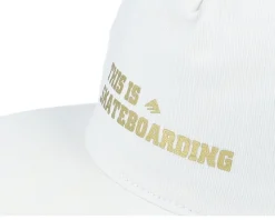 This Is Skateboarding White Snapback - Emerica