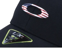 Tincan Black/American Flag Flexfit - Oakley