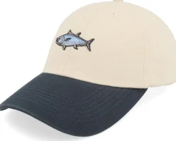 Tiny Bluefin Tuna Stone Washed Stone/Navy Dad Cap - Skillfish