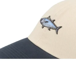 Tiny Bluefin Tuna Stone Washed Stone/Navy Dad Cap - Skillfish