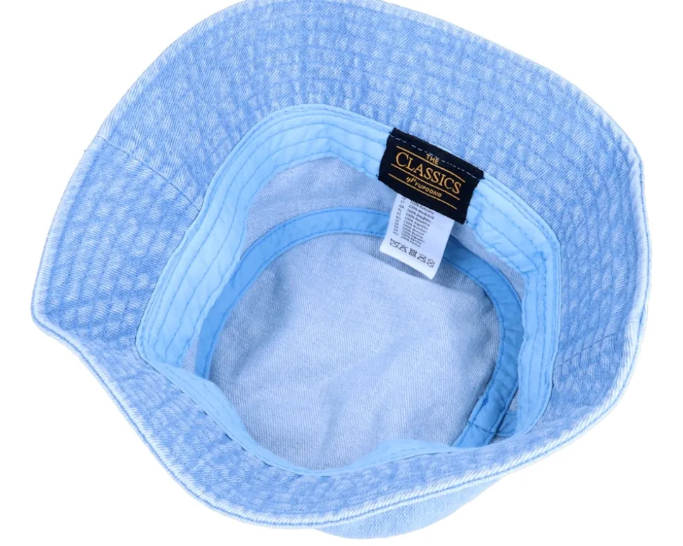 Tiny Bumble Bee Violin Light Blue Denim Bucket - Abducted