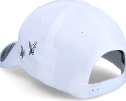 Tiny Butterflies Side Curved White Adjustable - Iconic