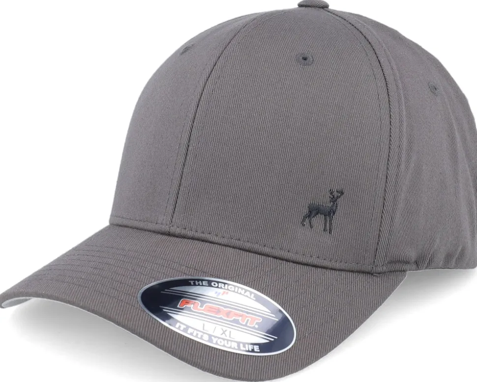 Tiny Deer Wooly Combed Dark Grey Flexfit - Hunter