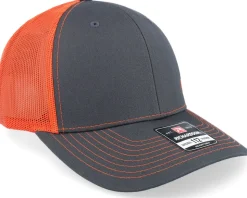 Tiny Moose Antlers Charcoal/Neon Orange Trucker - Hunter