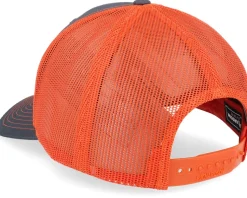 Tiny Moose Antlers Charcoal/Neon Orange Trucker - Hunter