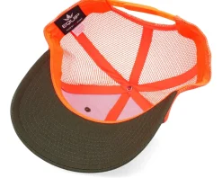 Tiny Moose Antlers Dark Mash/Fluorescent Orange Trucker - Hunter