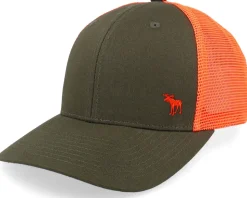 Tiny Moose Dark Mash/Fluorescent Orange Trucker - Hunter