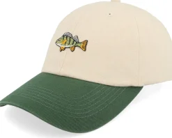 Tiny Perch Stone Washed Stone/Dark Green Dad Cap - Skillfish