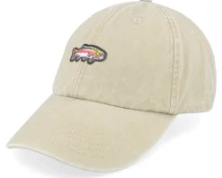 Tiny Rainbow Trout Fish Vintage Washed Stone Dad Cap - Skillfish