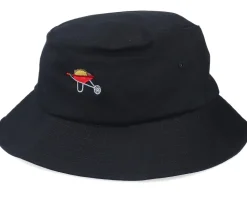 Tiny Red Wheelbarrow Black Bucket - Abducted