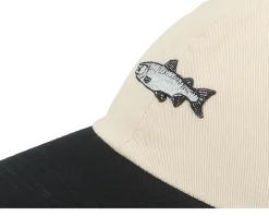 Tiny Salmon Stone Washed Stone/Black Dad Cap - Skillfish