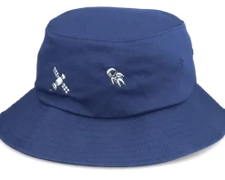 Tiny Satellite Astronaut Scenery Navy Bucket - Abducted