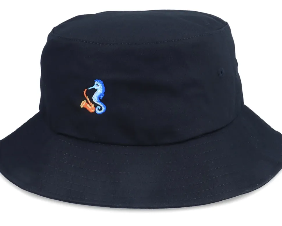 Tiny Sea Horse Saxophone Black Bucket - Abducted