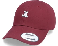Tiny Teddy Bear Maroon Dad Cap - Abducted
