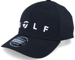 Tm22 Lifestyle Golf Logo Black Adjustable - Taylor Made