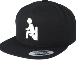 Toilet Man Black Snapback - Iconic
