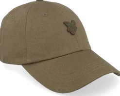 Tonal Eagle Baseball Cap Olive Dad Cap - Lyle & Scott