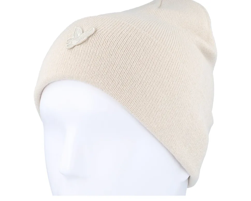 Tonal Eagle Beanie Cove Cuff - Lyle & Scott