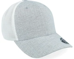 2-Tone Melange Silver/White 110 Trucker - Flexfit
