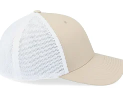 2-Tone Mesh Khaki/White Trucker Flexfit - Flexfit