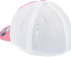 2-Tone Mesh Pink/White Trucker Flexfit - Flexfit