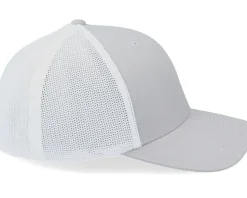 2-Tone Mesh Silver/White Trucker Flexfit - Flexfit