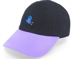 Toon Hand Cap Black/Soft Purple Dad Cap - Santa Cruz